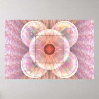 Jupiter och Mars per Martineau Poster
