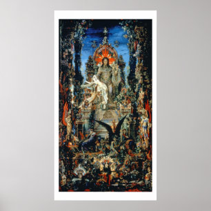 Jupiter och Semele, 1894-95 (olja på kanfas) Poster