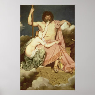 Jupiter och Thetis, 1811 Poster