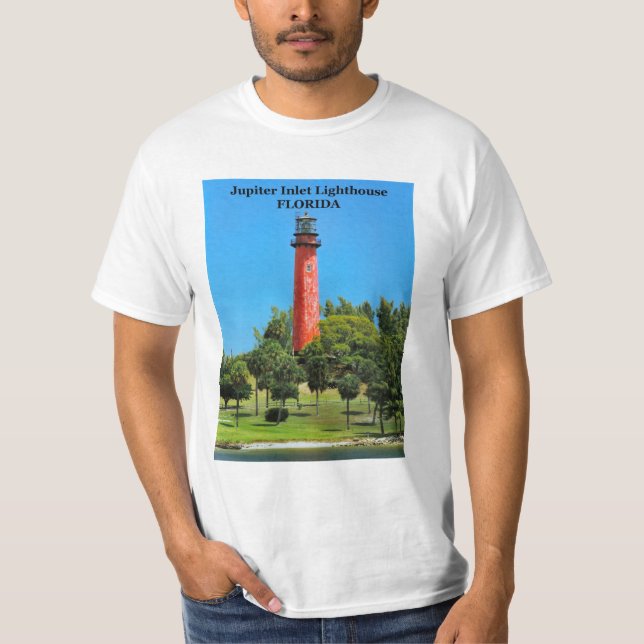 Jupiter öppningsfyr, Florida T-tröja T Shirt (Framsida)