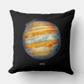 Jupiter Planet Artwork - Cosmic Space Illustration Kudde