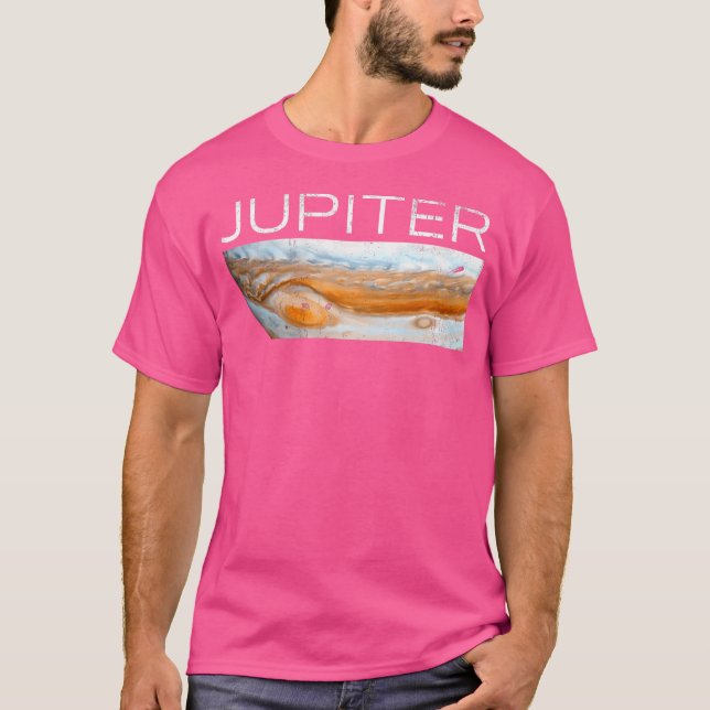 Jupiter Planet Solar System Space Astronomy T Shirt (Framsida)