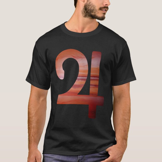 Jupiter Planet Symbol Astrology T Shirt (Framsida)