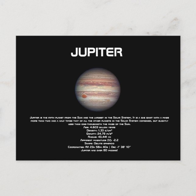 Jupiter Postcard Vykort (Framsida)