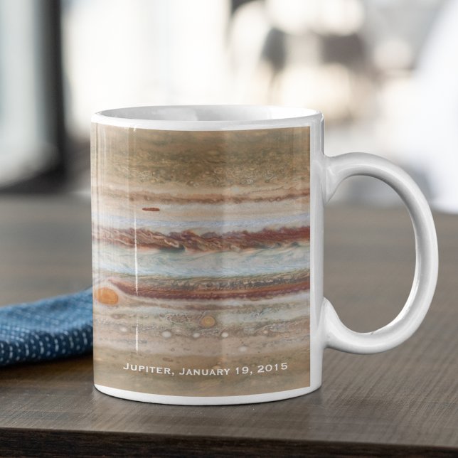 Jupiter Red Spot Close Photograph Kaffemugg (Skapare uppladdad)