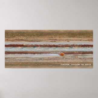 Jupiter Red Spot Close Photograph Poster