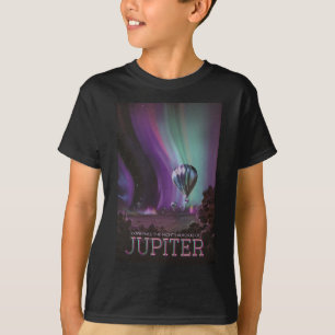 Jupiter Resor med Varm Luft Ballong Högt Aurora St T Shirt