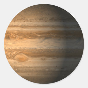 Jupiter Runt Klistermärke