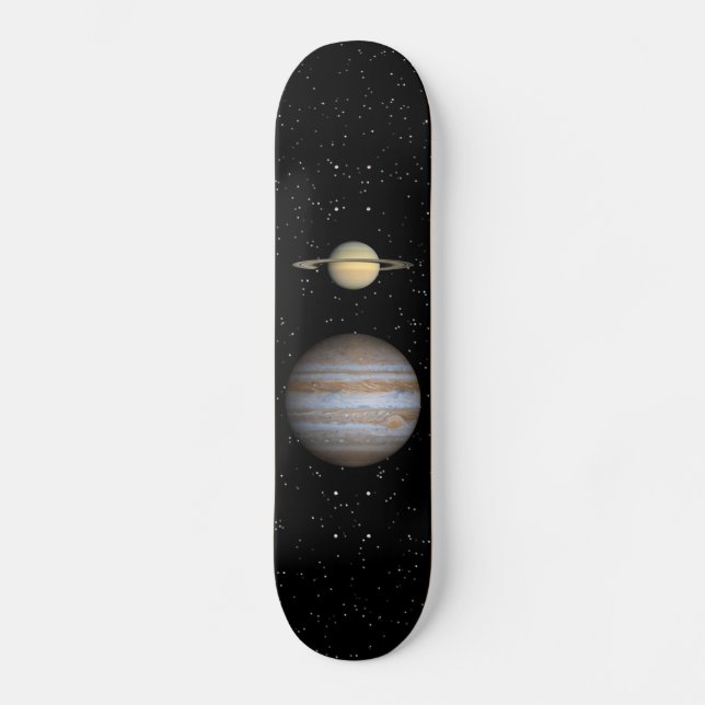 Jupiter Saturn - Skateboard Bräda 19,5 Cm (Framsida)