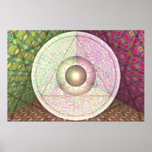 Jupiter, Saturus och Uranus per Martineau Poster