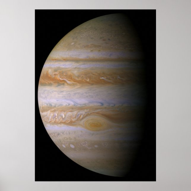 Jupiter, som rymdsonden Cassini ser Poster (Framsidan)