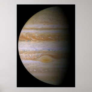 Jupiter som sett av utrymmesonden Cassini Poster