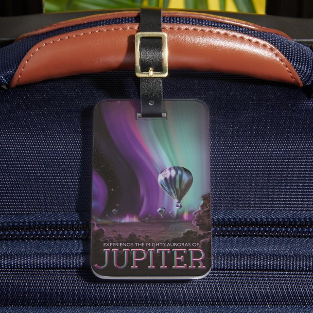Jupiter Travel by Luftballong Bighty Auroras Bagagebricka (Framsida Insitu 2)