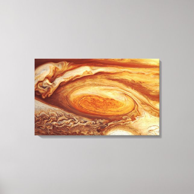 Jupiter "Underbar Red Spot" 24x16 Canvas Art (Framsida)