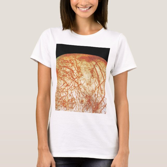 Jupiters Måne Europa Tee Shirt (Framsida)