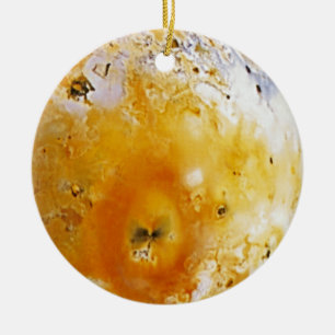 Jupiters måne Io Julgransprydnad Keramik
