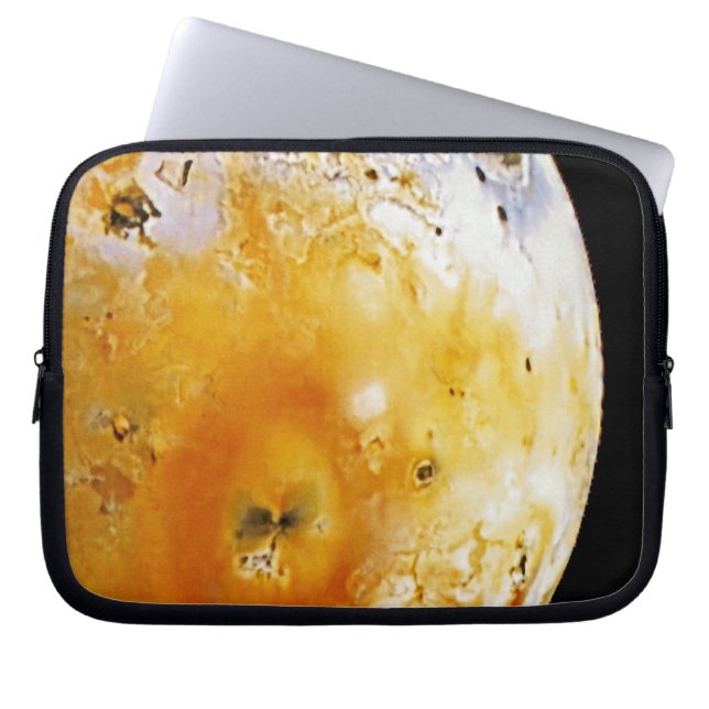 Jupiters Måne Io Laptop Sleeve (Framsidan)