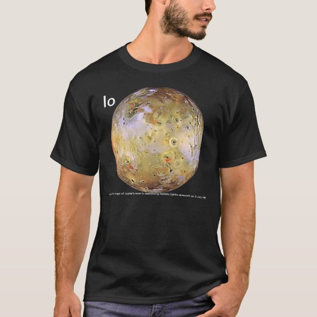 Jupiters måne Io Tee Shirt (Framsida)