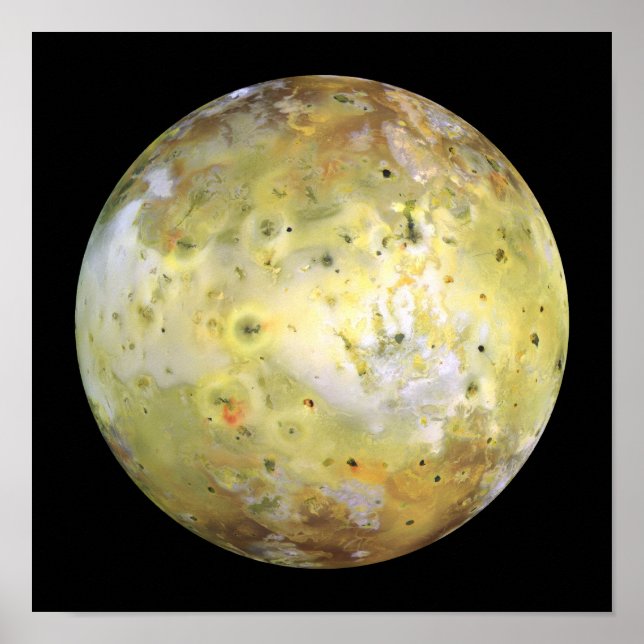 Jupiters måne Lo Poster (Framsidan)