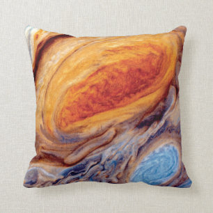 Jupiters stora röda fläck - NASA Voyager-foto Kudde