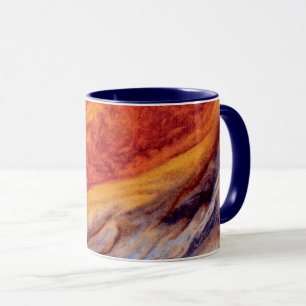 Jupiters stora röda fläck - NASA Voyager-foto Mugg