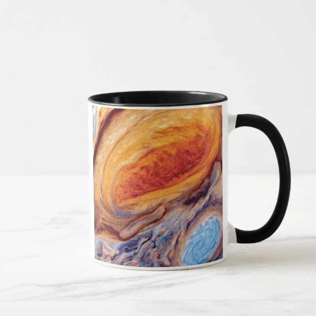 Jupiters stora röda fläck - NASA Voyager-foto Mugg (Höger)