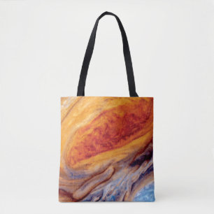Jupiters stora röda fläck - NASA Voyager-foto Tygkasse