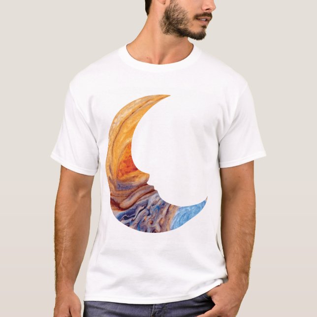 Jupiters Underbara röda plats - NASA Voyager Måne  T Shirt (Framsida)