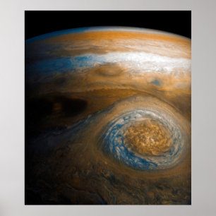 Jupiters Underbara rödspätta från Junocam (2017) Poster