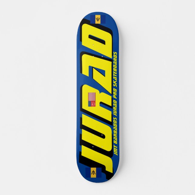 JURAD JMT BARB 7 3/4-tums Skateboard Deck (Framsida)