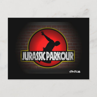 Jurassi Parkour cartolina Vykort