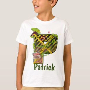 Jurassic Alphabet Ursprungligt eget namn för Br T Shirt