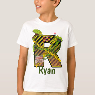 Jurassic Alphabet Ursprungligt eget namn för Br T Shirt