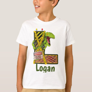 Jurassic Alphabet Ursprungligt eget namn för Br T Shirt
