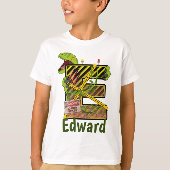 Jurassic Alphabet | Ursprungligt eget namn för Bre T Shirt (Framsida)