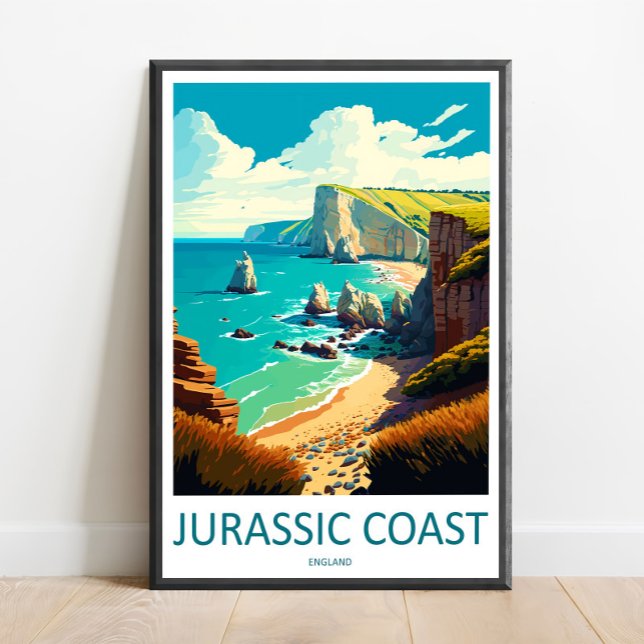 Jurassic Coast Resemålning Väggkonst Jurassic Coas (Skapare uppladdad)