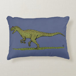 Jurassic Dinosaur Allosaurus Prydnadskudde