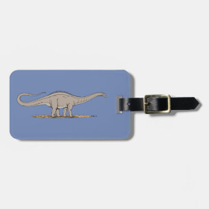 Jurassic Dinosaur Apatosaurus Bagagebricka