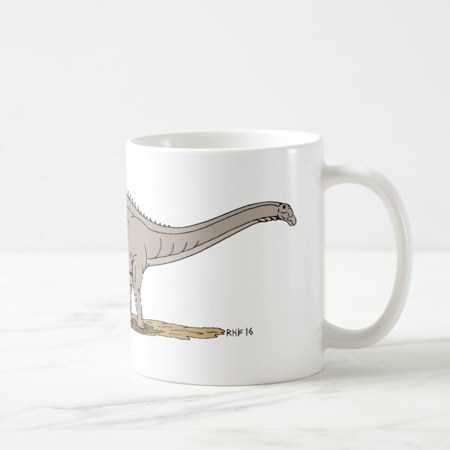 Jurassic Dinosaur Apatosaurus Kaffemugg (Höger)