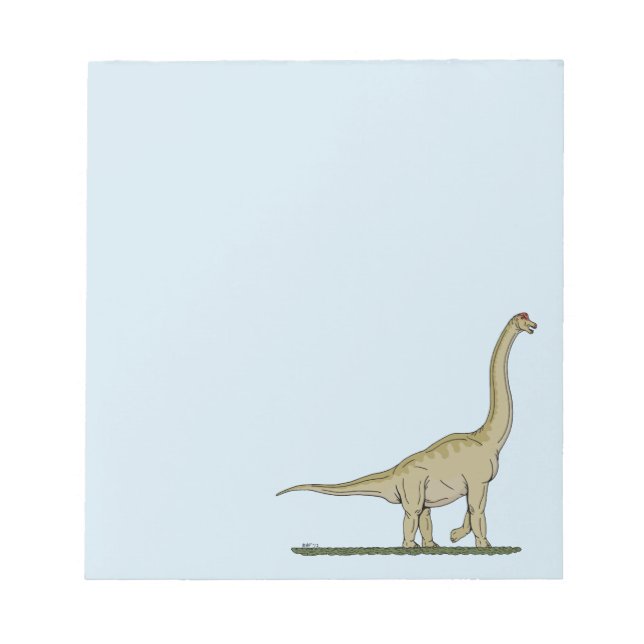 Jurassic Dinosaur Brachiosaurus Anteckningsblock (Framsida)