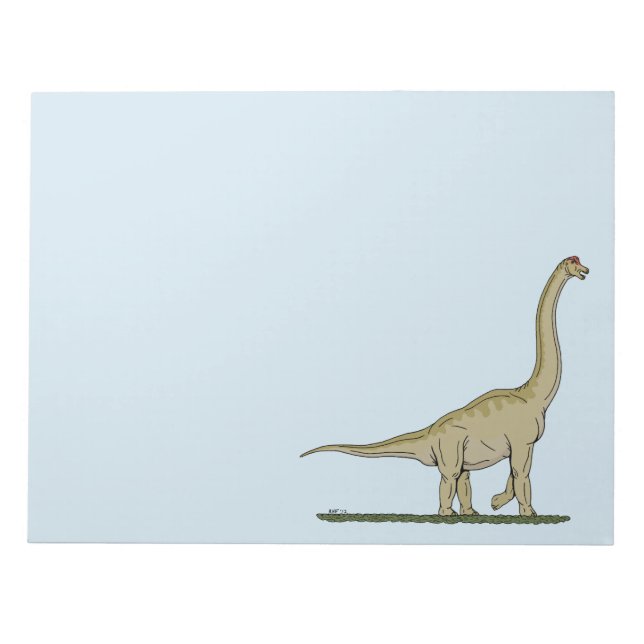Jurassic Dinosaur Brachiosaurus Anteckningsblock (Framsida)