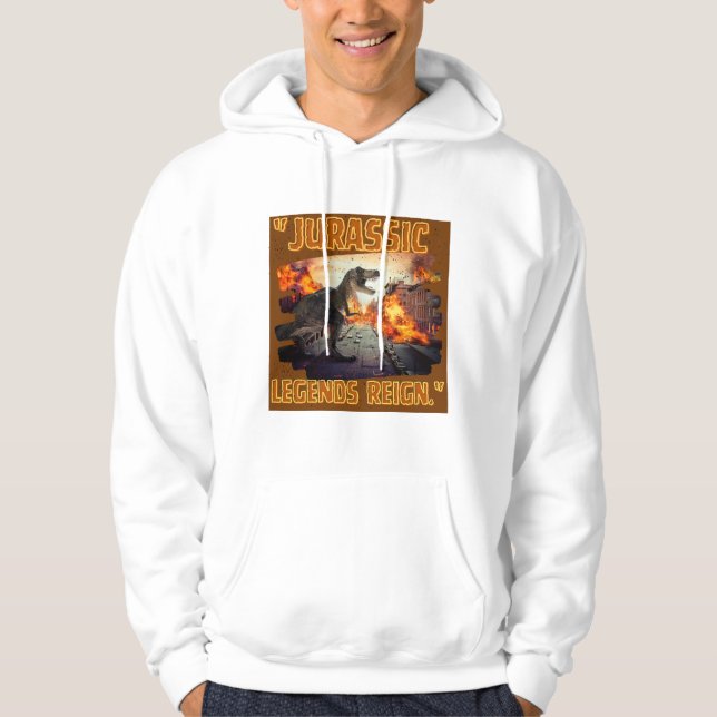 JURASSIC DINOSAUR HOODIE (Framsida)