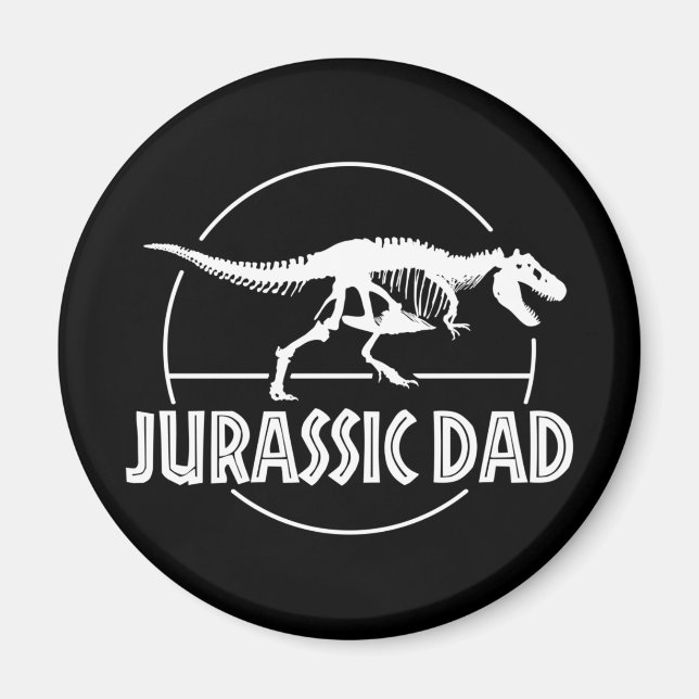 Jurassic Dinosaur Pappa Magnet (Framsidan)