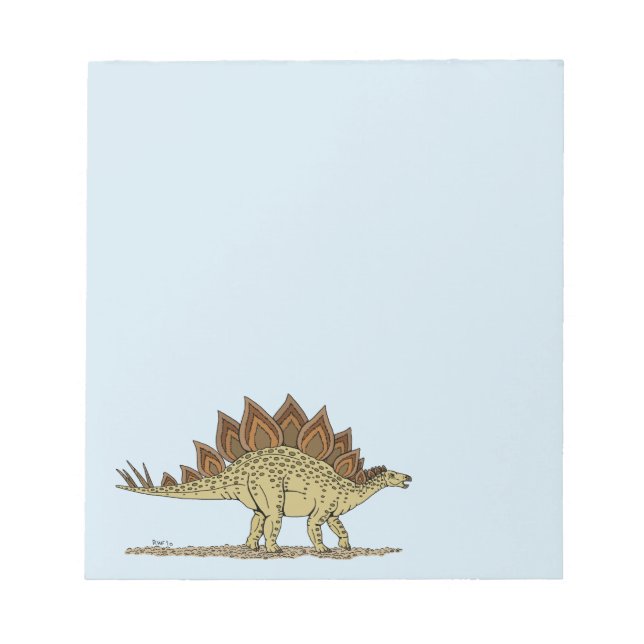 Jurassic Dinosaur Stegosaurus Anteckningsblock (Framsida)