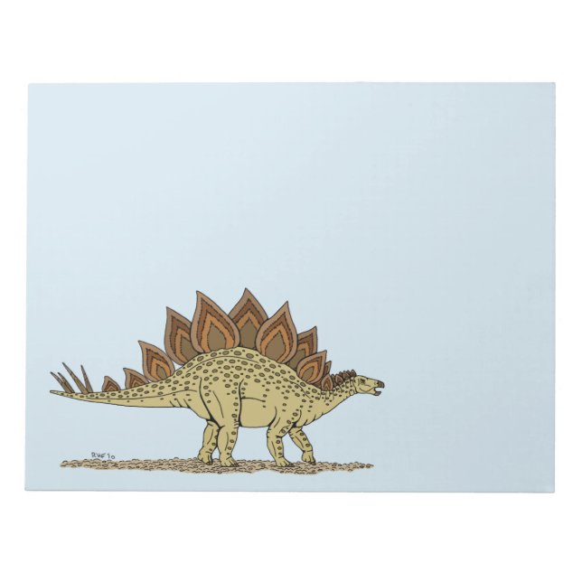 Jurassic Dinosaur Stegosaurus Anteckningsblock (Framsida)