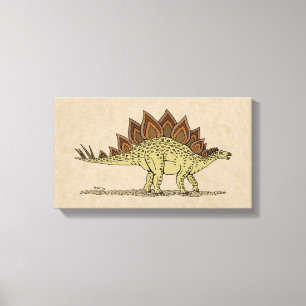 Jurassic Dinosaur Stegosaurus Kanvastryck