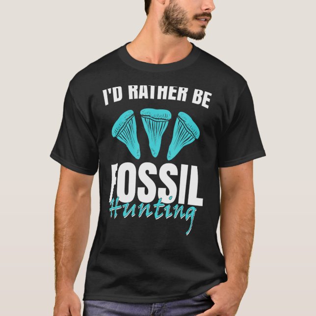 Jurassic Fossil Gräver World I... T Shirt (Framsida)