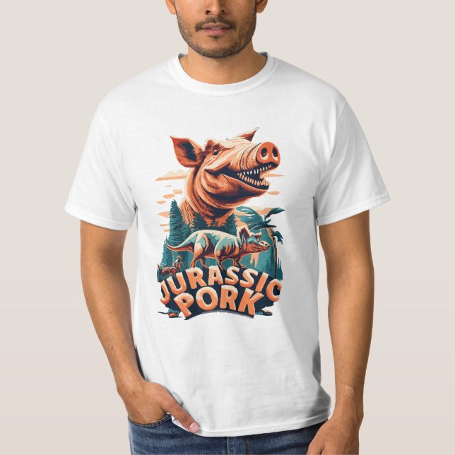 JURASSIC GRIS T SHIRT (Framsida)