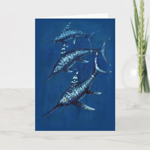Jurassic Ichthyosaur Hälsning Card Kort