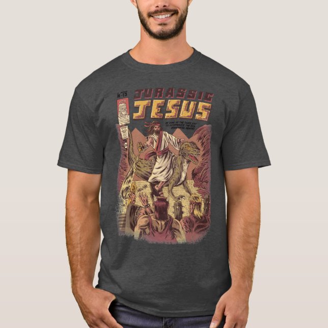 JURASSIC JESUS family T Shirt (Framsida)